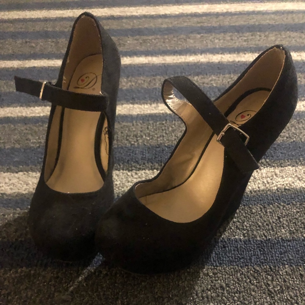 Mary Jane platform wedge